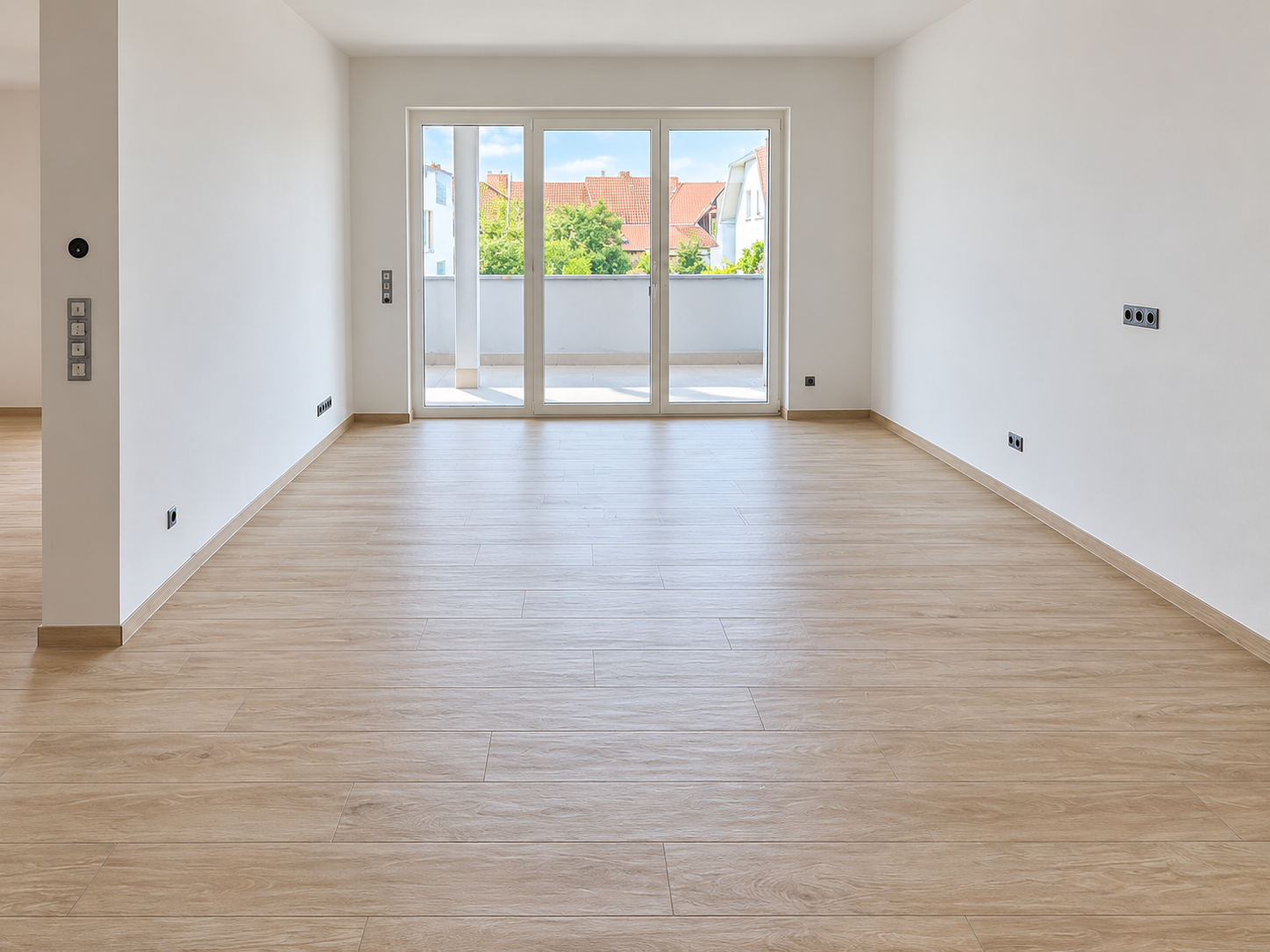 Wohnzimmer Holzoptik